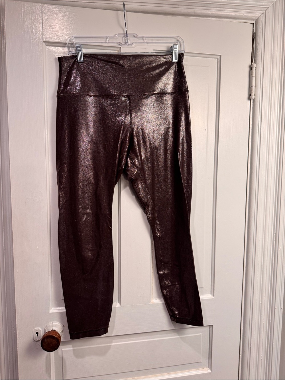 lululemon athletica Metallic Brown High-Rise Leggings